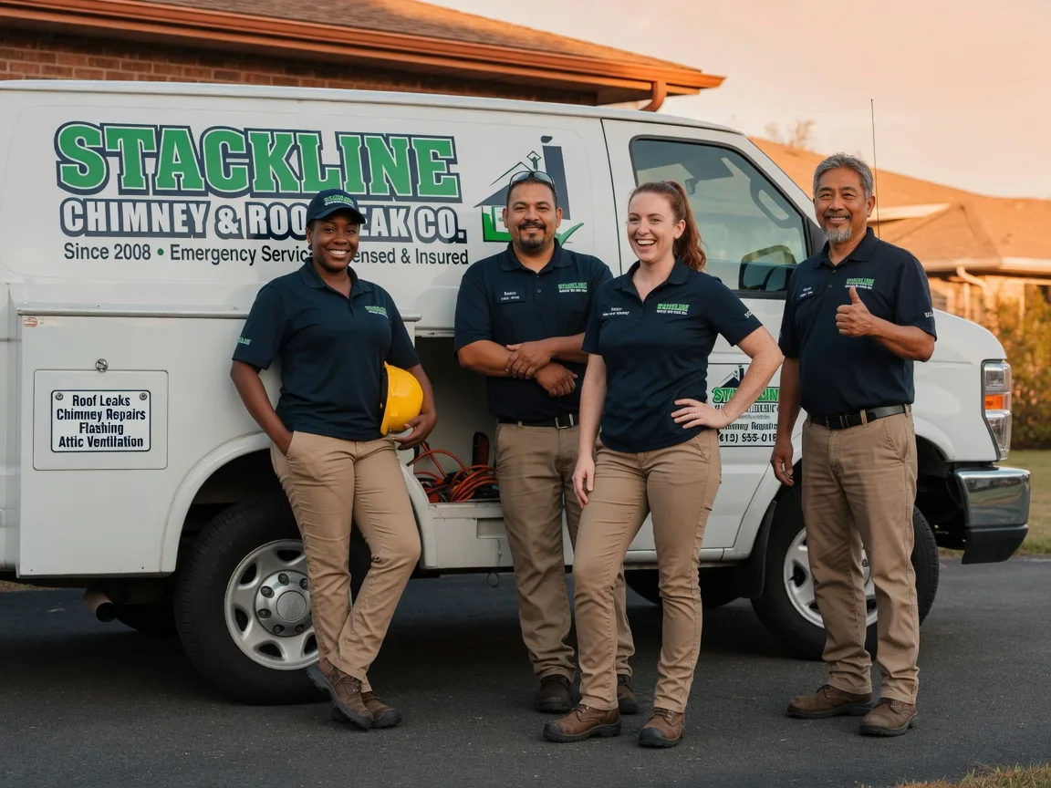 Chimney flashing repair company in Garland, UT